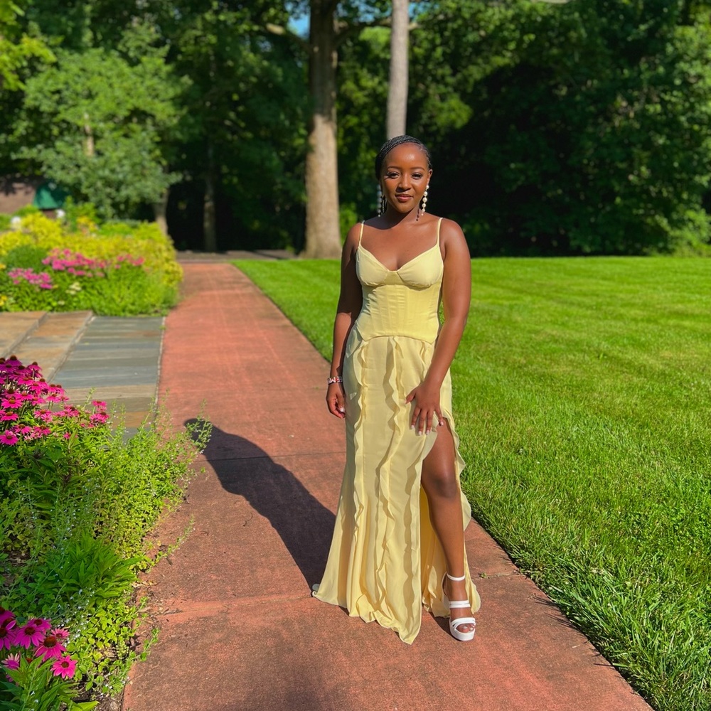 Yellow Oh Polly Perrine Dress